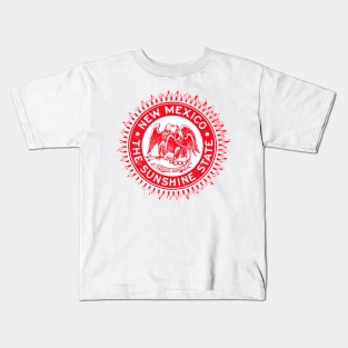 1940 New Mexico, The Sunshine State Kids T-Shirt